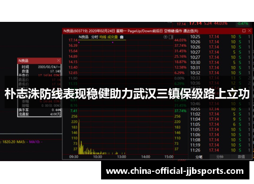 朴志洙防线表现稳健助力武汉三镇保级路上立功 朴志洙防线表现稳健助力武汉三镇保级路上立功